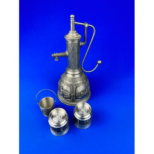 337 - Pewter Drinks Dispenser