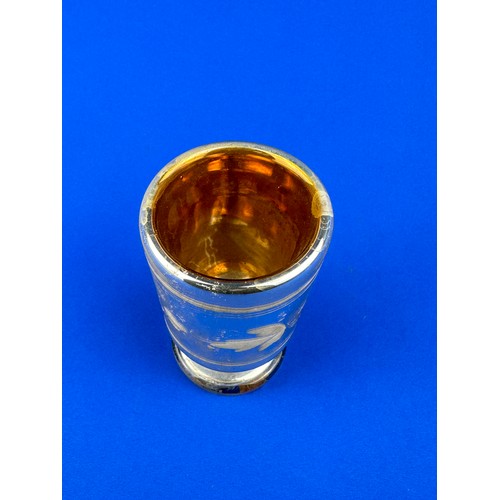 360 - Antique Mercury Glass Cup