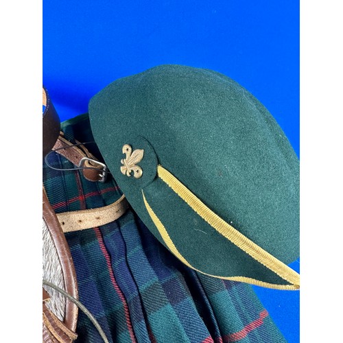 340 - Vintage Boy Scout Kilt & Hat etc.