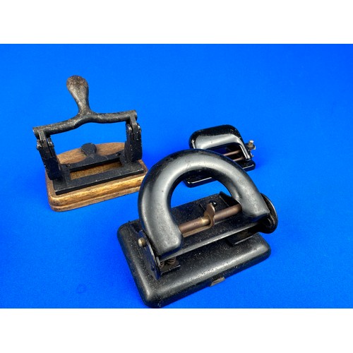 346 - Three Vintage Paper Hole Punches