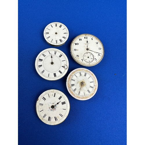 368 - Five Pocket Watch Movements