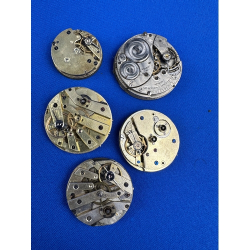 368 - Five Pocket Watch Movements