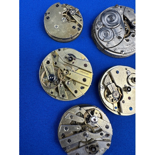 368 - Five Pocket Watch Movements