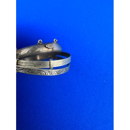 13 - Three Childs Silver Bangles