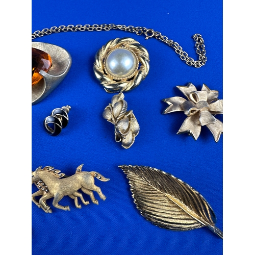 85 - Costume Jewellery items including Trifari