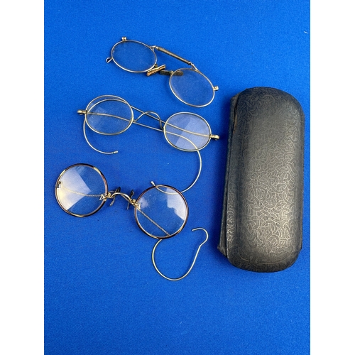 87 - Three Pairs of Antique Spectacles