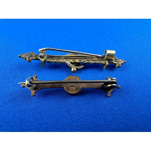 6 - Two Victorian Bar Brooches