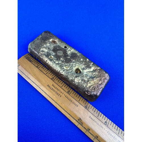 7 - Yellow Metal Ingot - Low Purity Gold