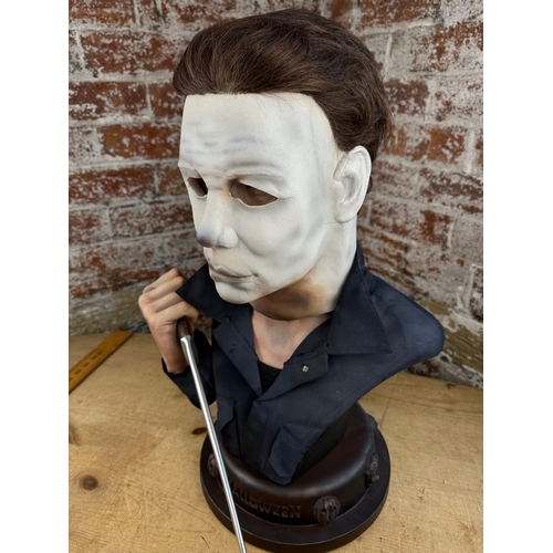 150 - Halloween Mike Myerys Full Size Bust - Hollywood Collectibles Limited Edition 48/500. Original Packa... 