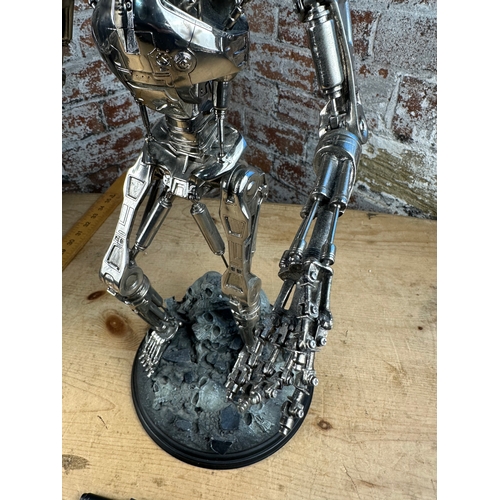 154 - Terminator Judgement Day Endoskeleton 1/4 Scale Figure - Sideshow Collectibles Limited Edition 291/2... 