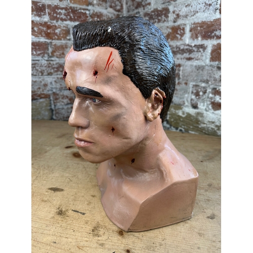 158 - Terminator Life Size Plaster Bust