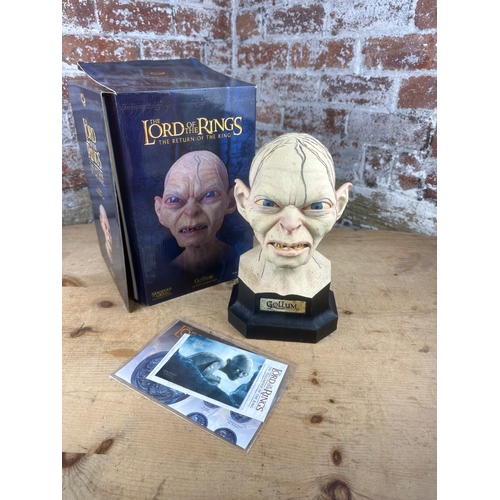 165 - Lord of the Rings Gollum Bust  Premium Format Figure - Sideshow Collectibles Limited Edition 724/150... 