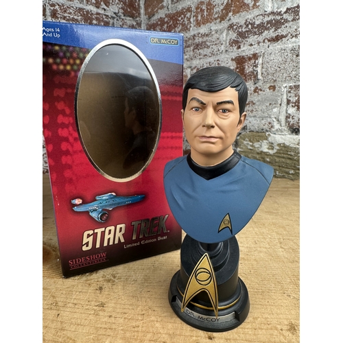 169 - Star Trek Dr Mccoy Bust - Sideshow Collectibles Limited Edition 214/3000