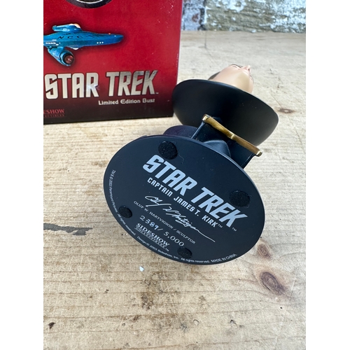 172 - Star Trek Kirk Bust - Sideshow Collectibles Limited Edition 2389/5000