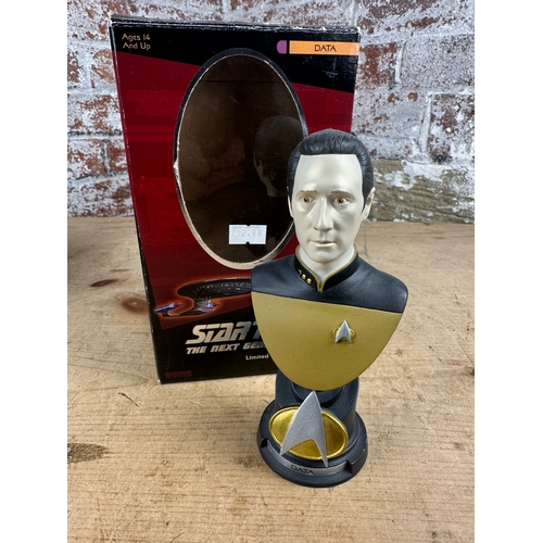 173 - Star Trek Data Bust - Sideshow Collectibles Limited Edition 1466/5000