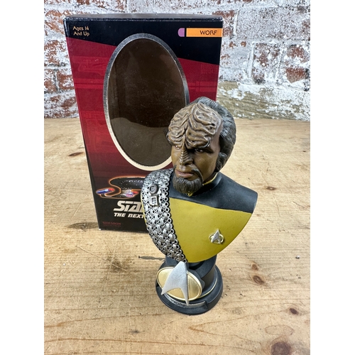 174 - Star Trek Worf Bust - Sideshow Collectibles Limited Edition 1463/2000