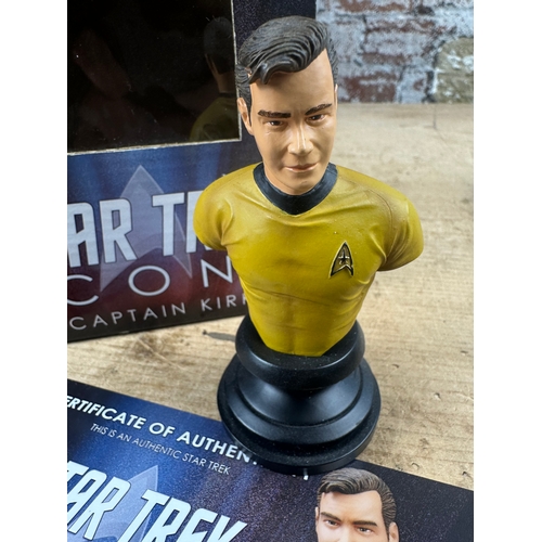 176 - Star Trek Icons Captain Kirk Bust by Diamond Select Toys
