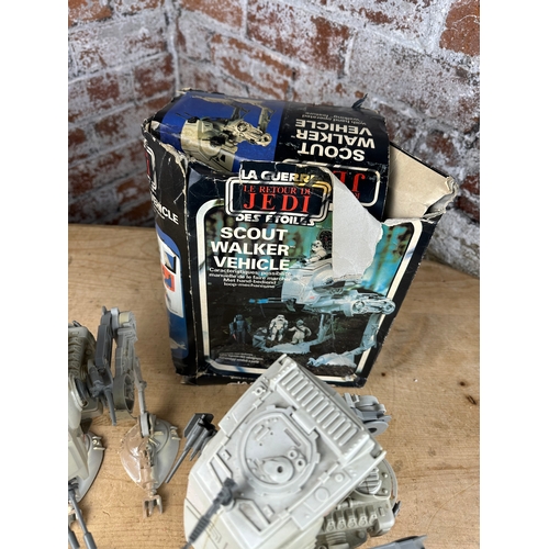 119 - Two Vintage Star Wars Palitoy AT-ST Scout Walkers