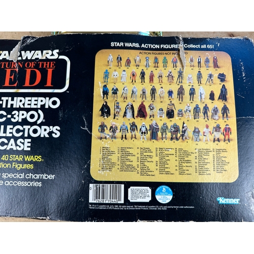 124 - Boxed Vintage Kenner Star Wars See-Threepio C-3PO Collectors Case