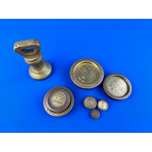 247 - Vintage Brass Weights