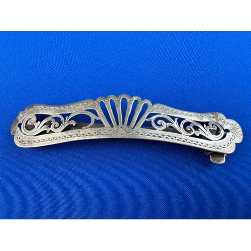 18 - Sterling Silver Hair Clip 29g