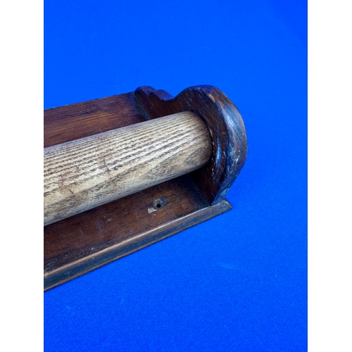 190 - Victorian Wooden Towel Rail