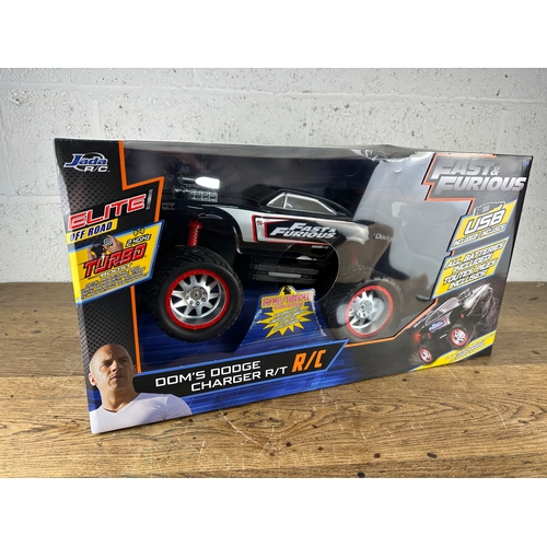 106 - Fast & Furious Jada RC Dom's Dodge Charger R/T Elite Off Road Radio Control Car - As New, Full Kit