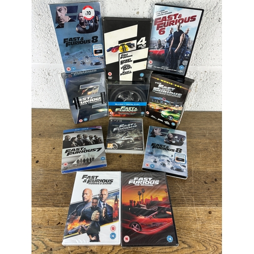 178 - Fast & Furious DVD's and Blu-Ray inc PS3 Game and Special Editions - some unopened