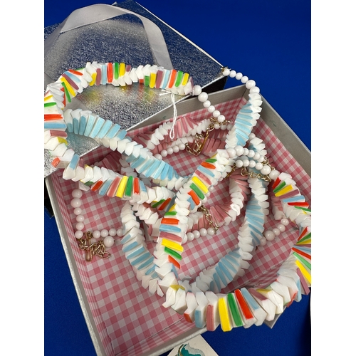 340 - Box of Vintage Plastic Jewellery