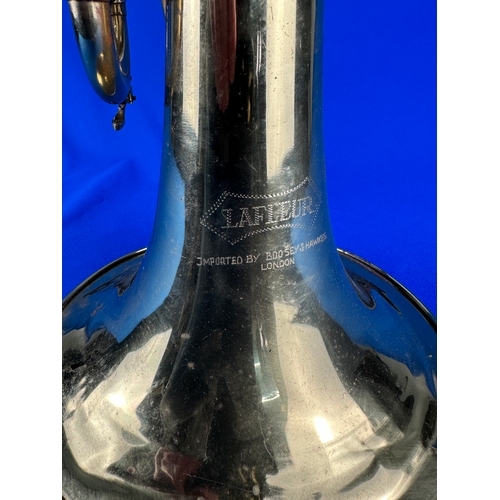 328 - A Brass Trumpet / Flugelhorn marked Lafleur and Imported by Boosey & Hawkes