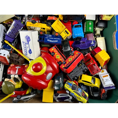 102 - Large Box of Diecast Cars including Corgi & Lesney