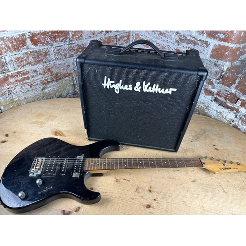 325 - Yamaha ERG 121 Electric Guitar as found, Hughes & Kettner Edition Blue Amp - Untestsed