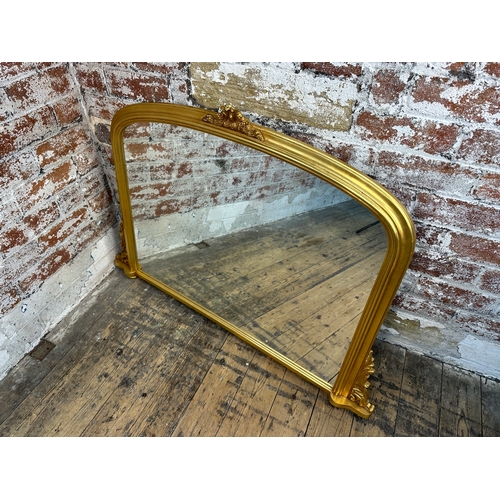 495 - Gilt Frame Overmantle Style Mirror