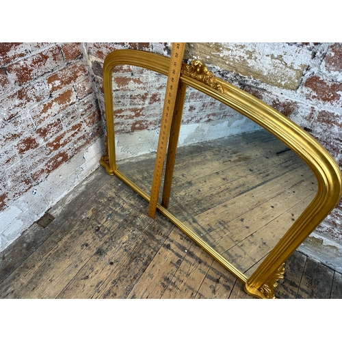 495 - Gilt Frame Overmantle Style Mirror