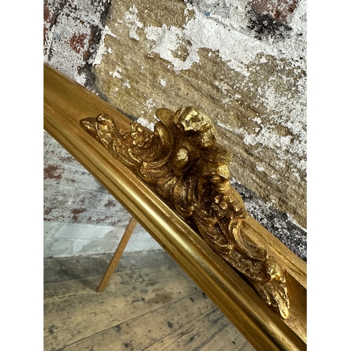 495 - Gilt Frame Overmantle Style Mirror