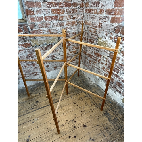 499 - Vintage Wooden Clothes Airer