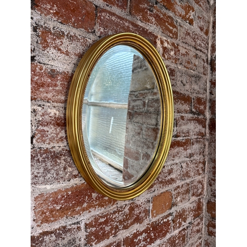 493 - Small Oval Mirror with Bevelled Edge