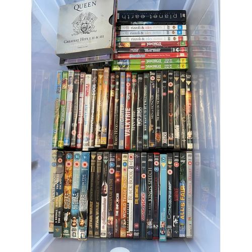 194 - Quantity of DVD's and CD's inc. CSI Boxed Sets