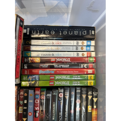 194 - Quantity of DVD's and CD's inc. CSI Boxed Sets