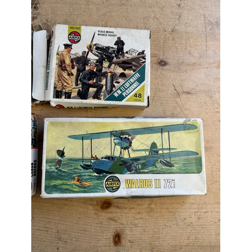 94 - Vintage Airfix Kits: Four Small Military Sets