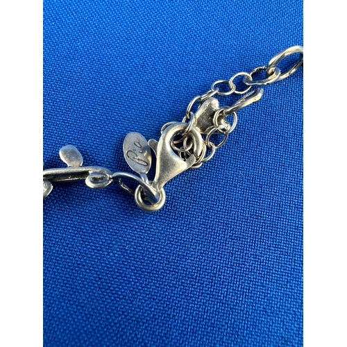 30 - 925 Silver Flower Necklace by Pia