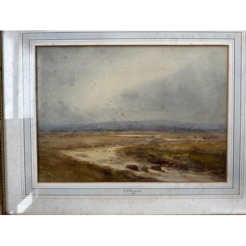 391 - Water Colour by E.M. Wimperis 1870 (1835-1900) - Authenticated by Henry Spence & Sons Retford 17/05/... 