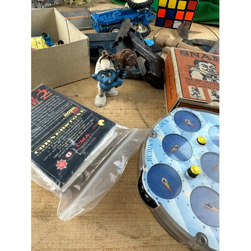 105 - Group of Vintage Toys & Games including Rubiks, Subbuteo etc