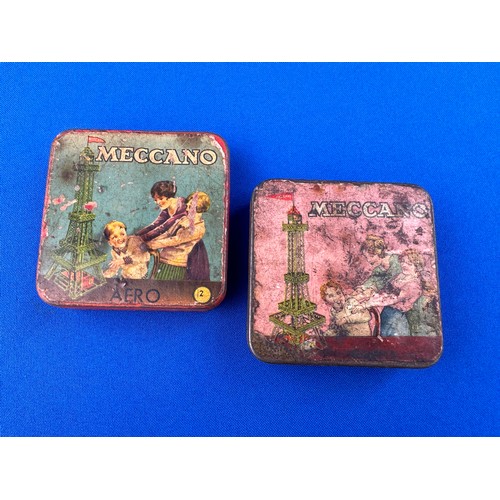 86 - Two Vintage Miniature Meccano Tins