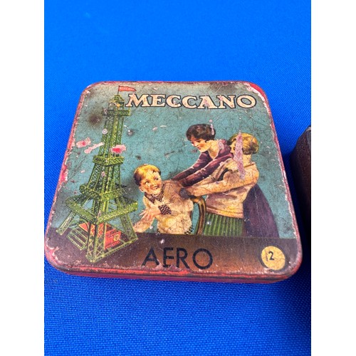 86 - Two Vintage Miniature Meccano Tins