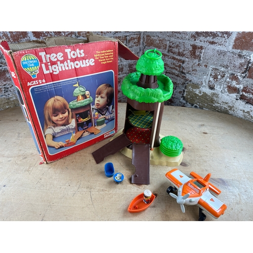47 - Vintage Palitoy Tree Tots Lighthouse & Vetch Airplane Game