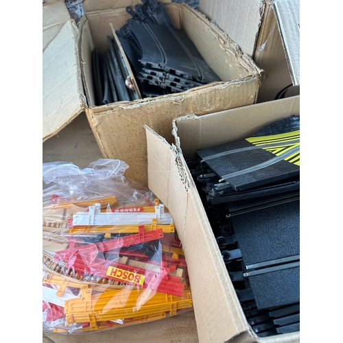 51 - Huge Amount of Scalextric Track & Accessories - 5 Boxes