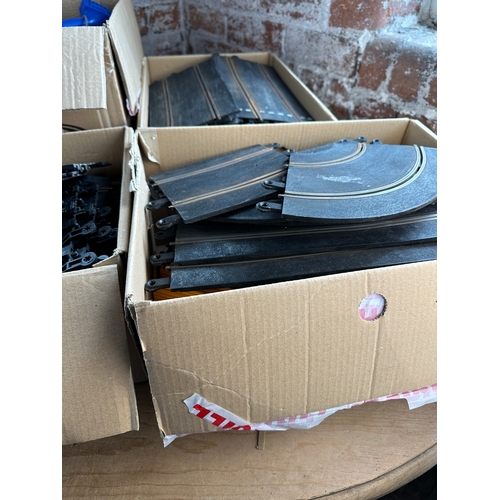 51 - Huge Amount of Scalextric Track & Accessories - 5 Boxes