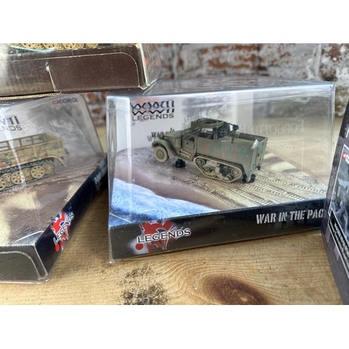 65 - Corgi WWII Legends, VE Day & Forgotten Heroes Diecast Vehicles