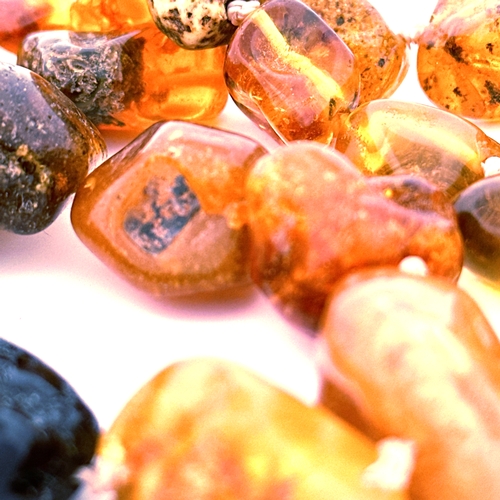 9 - Raw Baltic Amber Bead Necklace